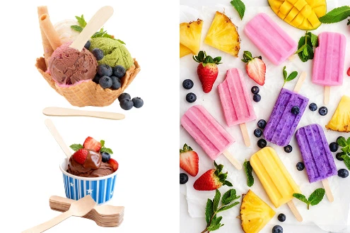 Wooden ice cream spoons Wooden ice cream spoons